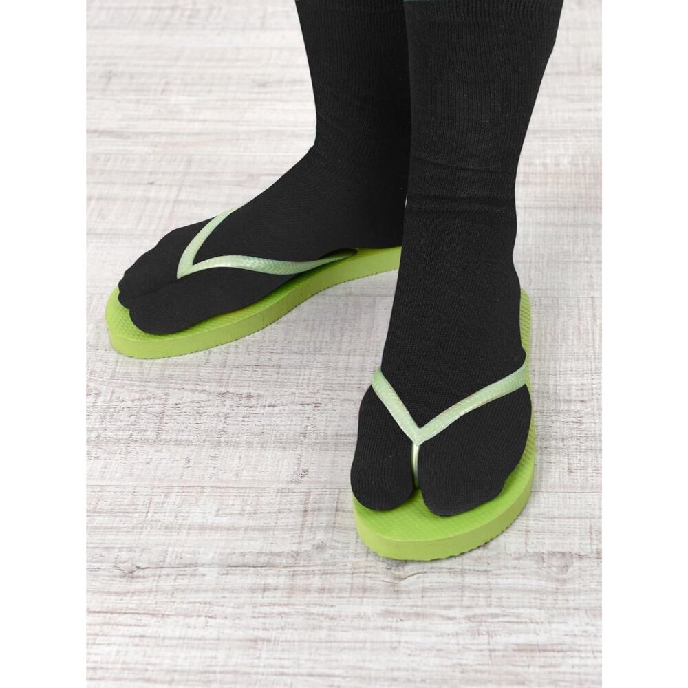 4 Pairs Flip Flop Socks Tabi Split Toe Socks For … - image 4